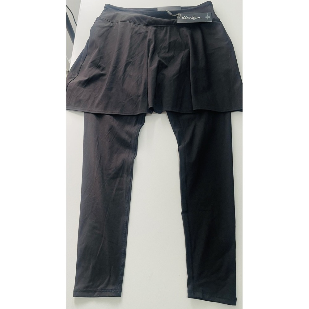 Walter Hagen womens black skegging Large NWT